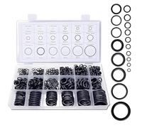 Gofira 770Pcs of 18 Varieties of O-Ring Seal Kit in Nitrile Rubber Material for Automotive,Plumbing,Solenoid Valves,Mechanical Bearings,Air & Water Fitting Seal Leak Repair,Black Color