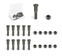 GOFIRA Motorcycle Handlebar Lever Pivot Bolt in Low Carbon Steel Material,M8 Flat Phillips Head,M6 Threading,Overall Lenght 22mm,Compatible with Motorcycle Combination Switch,Pack of 10