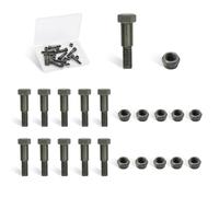 Gofira Motorcycle Handlebar Lever Pivot Bolt in Low Carbon Steel Material,M8 Hex Head,M5 Threading,Overall Lenght 24mm,Compatible with Handlebar Switches