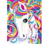 Gofission Pre Printed Cross Stitch Kits Magical Rainbow Unicorn DIY 11 Count Stamped Embroidery Set 14x18 inch Fabric with Accessories Needlework Home Wall Decor (Unicorn)