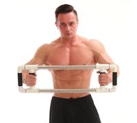 GOFITNESS Push Down Bar Chest Exerciser - Home Workout Equipment for Chest, Arm, Shoulder, Abs and Back - Chest Expander Home Gym Strength Trainer