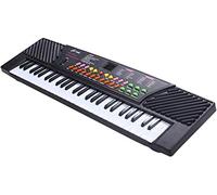 GOFLAME 54-Key Electronic Keyboard Piano with LED Digital Display, Portable Electronic Musical Instrument with Microphone & Adapter, Suitable for Kids and Beginners (Black)