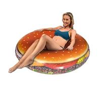 GoFloats Cheeseburger Party Tube - Giant Size Fun That Will Leave You Hungry for More