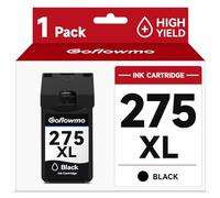 GoFlowmo 275XL Black Ink Cartridge Replacement for Canon PG-275 PG275XL 275 275XL Black Ink High Capacity Compatible for PIXMA TR4720 TR4700 TR4722 TS3522 TS3500 TS3720 Printer Ink Cartridge(1 Black)