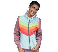 gofluo. - Darkflow Reflective Vest - Reflective Vest - Visible in the Dark for Hikers, Jogging, Cycling - Grey Reflective -, Reflective grey, M