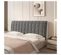 GOFOHIMI Velvet Bed Headboard Slipcover Protector Stretch Single/Double Bed Headboard Covers All-inclusive Upholstered Backrest Cover,Dark gray,120cm