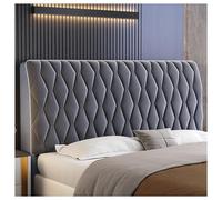 GOFOHIMI Velvet Headboard Covers for King Size Bed Headboard Cover Queen Full Dustproof Headboard ProtectorHead Board Cover Twin Headboard Slipcover,Dark gray,180cm