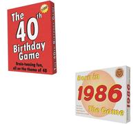 GoForItGames.com 40th Birthday Game PLUS Born in 1986 Game - Bumper Fun Birthday Bundle