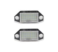 GOFORJUMP 2pcs 24LED SMD LED 12V White Number License Plate Light Lamp For F/ord M/ondeo M/K3 2000-2007
