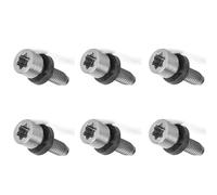 Gofotu 4pcs/6pcs Golf Weight Screw Compatible with Taylormade M3 M4 M5 M6 SIM SIM2 R15 Stealth2, Stealth,BRNR Mini Driver Qi10 Shaft Adapter Sleeve (6pcs Screws)