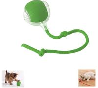 GOFULLHOME 2025 Innovative Interactive Cat Toy Balls, Automatic Moving Spheres for Engaging Indoor Cats (Green)