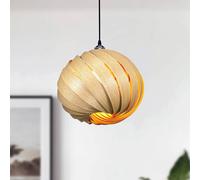 Gofurnit Mela pendant light, oak, Ø 35 cm