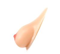 GOGAGO Self Adhesive B-EE Cups Silicone Breast Forms Mastectomy Prosthesis Fake Boobs Crossdresser Transgender Cosplay Bra Enhancer Inserts,Nude,D|Cup (1000g/Pair)