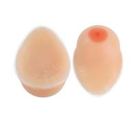 GOGAGO Self Adhesive Fake Boobs False Breasts 1 Pair B-EE Cup Breast Forms Silicone Breast For Crossdressers Cosplay Transgenders Mastectomy,Nude,B|Cup (600g/Pair)
