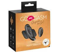 GoGasm Panty - Rechargeable Wireless Clitoral Vibrator (Black)