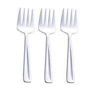 GoGeiLi Stainless Steel Large Serving Fork Set, 9.5-inch Big Serving Fork for Party, Banquet, Buffet, Dishwasher Safe, Set of 3