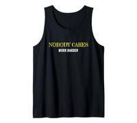 Goggins Nobody Cares Work Harder - Gift-able Motivational Tank Top