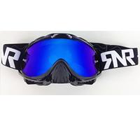 Goggle-Shop Chrome Mirror Lens to fit Rip 'N' Roll RNR Hybrid Motocross MX Goggles (Ice Blue Mirror)