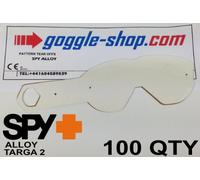 Goggle-Shop Motocross Tear Offs 100 Quantity to fit Spy Alloy/Targa 2