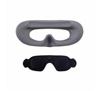 Goggles 3 Foam Padding for DJI AVATA 2, Sponge Cushion Eye Mask Face Pad Replacement, Goggles 3 Lens Protection Cover Accessories (Black+Lens cover)