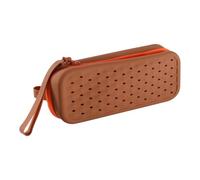 Goggles Storage Case, Silicone Swimming Goggles Holder 7.68x2.95x1.97 inches, Portable Organizer with Lanyard, Water Sport Accessory Bag, Protective Travel for Gym, Pool, Beach Use