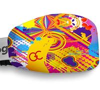 GogglesCover Ski Goggles Protective Cover, Protective Goggle Cover Portable, Ski Goggle Cover Sleeve Anti-Scratch, Ski Goggles Accessories, Ski Equipment, Geo Chaos Design