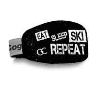 GogglesCover Ski Goggles Protective Cover, Protective Goggle Cover Portable, Ski Goggle Cover Sleeve Anti-Scratch, Ski Goggles Accessories, Ski Equipment, Eat Sleep Ski Repeat Design