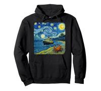 Gogh Cruising Vintage Sailing van Gogh Art Cruise Pullover Hoodie