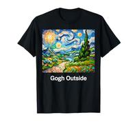 Gogh Outside Funny Hiking Nature Art Lover T-Shirt
