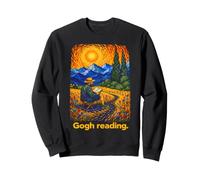 Gogh Reading Van Gogh Style Art Landscape Sweatshirt