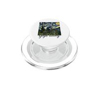 Gogh Riding Funny Cycling Art Bicycle Rider Graphic PopSockets PopGrip for MagSafe