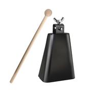 Goghost Steel Cowbell with Stick, Noise Makers Hand Metal Percussion Cow Bells for Drum Set (4")