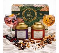 GoGiftid Botanical Gin Infusion Gift Pack - 2 Premium Flavours (Golden Ember & Berry Royale) Botanical Infusion Bags Each DIY Flavoured Gin Gift Kit for Gin Lovers & Cocktail Fans (10+10=20 Bags)