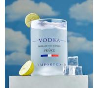 GoGiftid Upcycled Glass - 300ml Recycled Tumbler Created Using Grey Goose Vodka Bottle | Eco-Friendly Barware for Spirits, Cocktails & Juice | Unique Gift (Pack of 1)