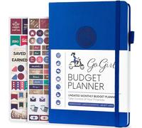GoGirl Budget Planner - Monthly Financial Expense 13.5x19cm, 1 Blue