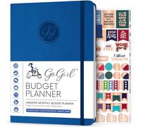 GoGirl Budget Planner - Monthly Financial Planner Organizer Budget Book. Expense Tracker Notebook Journal to Control Your Money. Undated - Start Any Time, A5 Size, Lasts 1 Year - Royal Blue