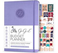 GoGirl Budget Planner - Monthly Financial Planner Organizer Budget Book. Expense Tracker Notebook Journal to Control Your Money. Undated - Start Any Time, A5 Size, Lasts 1 Year - Lavender