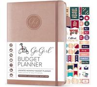 GoGirl Budget Planner - Monthly Financial Planner Organizer Budget Book. Expense Tracker Notebook Journal to Control Your Money. Undated - Start Any Time, A5 Size, Lasts 1 Year - Rose Gold