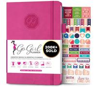 GoGirl Planner and Organizer for Women - A5 Weekly Agenda, Goals Journal to Improve Time Management & Productivity (Hot Pink)