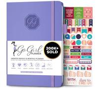 GoGirl Planner for Women, Undated Weekly Agenda Journal, Lavender