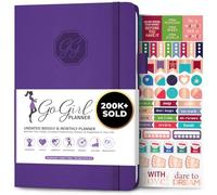 GoGirl Planner for Women, Undated Weekly Agenda Journal, Purple