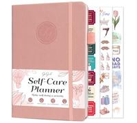 GoGirl Self-Care Journal - Daily Mental Health Notebook with Mood & Wellness Trackers - Personal Development, Meditation & Reflection Journal for Women - Hardcover, Lasts 3 Months (Powder Rose)
