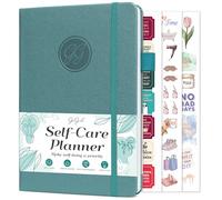 GoGirl Self-care Journal - Daily Mental Health Notebook with Mood & Wellness Trackers - Personal Development, Meditation & Reflection Journal for Women - Hardcover, Lasts 3 Months (Aquamarine)