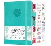 GoGirl Self-care Journal - Daily Mental Health Notebook with Mood & Wellness Trackers - Personal Development, Meditation & Reflection Journal for Women - Hardcover, Lasts 3 Months (Turquoise)
