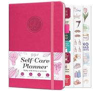 GoGirl Self-care Journal - Daily Mental Health Notebook with Mood & Wellness Trackers - Personal Development, Meditation & Reflection Journal for Women - Hardcover, Lasts 3 Months (Fuchsia)