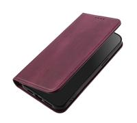 GOGME Case Cover Shell for Doogee N60 Pro, Premium Leather Bumper with Card Slots, Wallet Function & Kickstand - Full Protection Sleeve - - Red