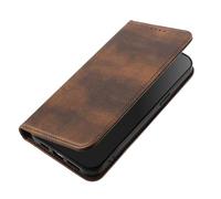 GOGME Case Cover Shell for Doogee N60 Pro, Premium Leather Bumper with Card Slots, Wallet Function & Kickstand - Full Protection Sleeve - - Brown