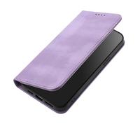 GOGME Case Cover Shell for Doogee N60 Pro, Premium Leather Bumper with Card Slots, Wallet Function & Kickstand - Full Protection Sleeve - - Purple