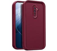 GOGME Case for Oppo Reno 2Z (Reno2 Z), Protection Soft Silicone TPU Case, Dustproof Shockproof Bumper Cover - Wine Red