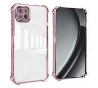 GOGME Case for Oppo Reno 4Z 5G (Reno4 Z) Shell Reinforced Corners Cover with Camera Film Bumper/TPU Scratch - Resistant Shockproof Soft Transparent Design - Red